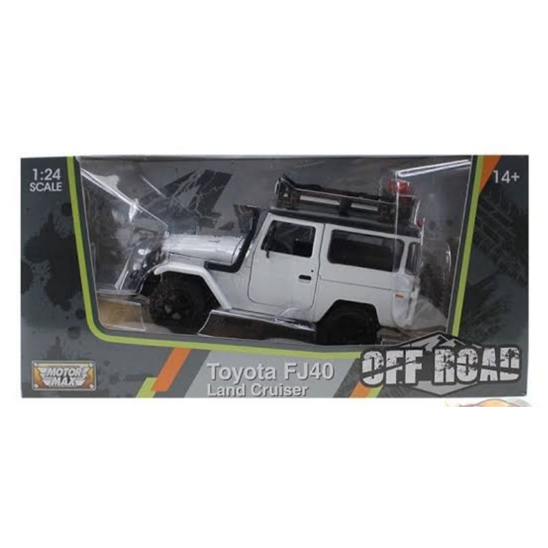 Motor Max scale 1:24 TOYOTA FJ40 LAND CRUISER Off Road | Shopee Malaysia