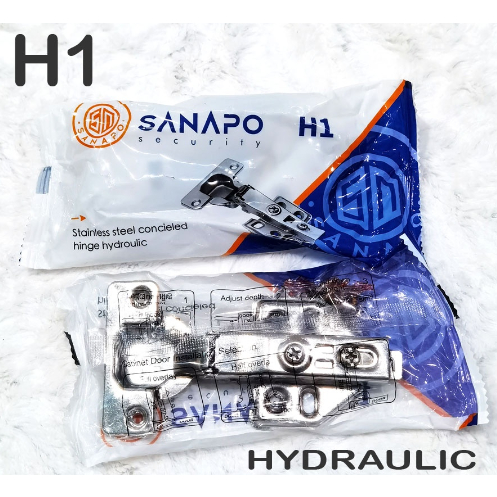 HEAVY DUTY Stainless Steel Hydraulic Concealed Hinges Sanapo H1 Full O ...