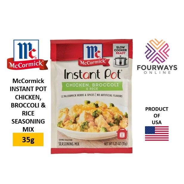 Mccormick instant pot seasoning mix chicken broccoli rice 35g