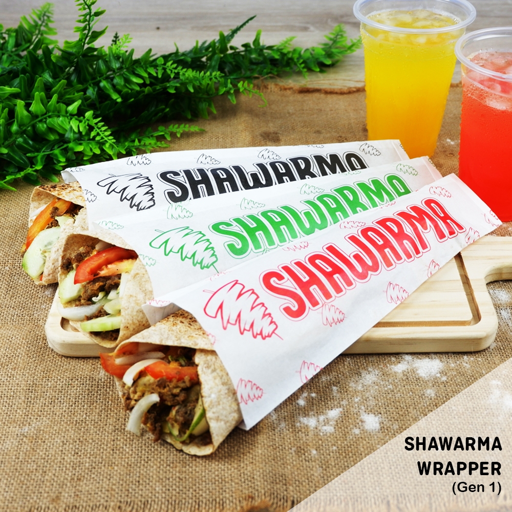 Shawarma Wrapper with Design Greaseproof Paper | Shopee Malaysia