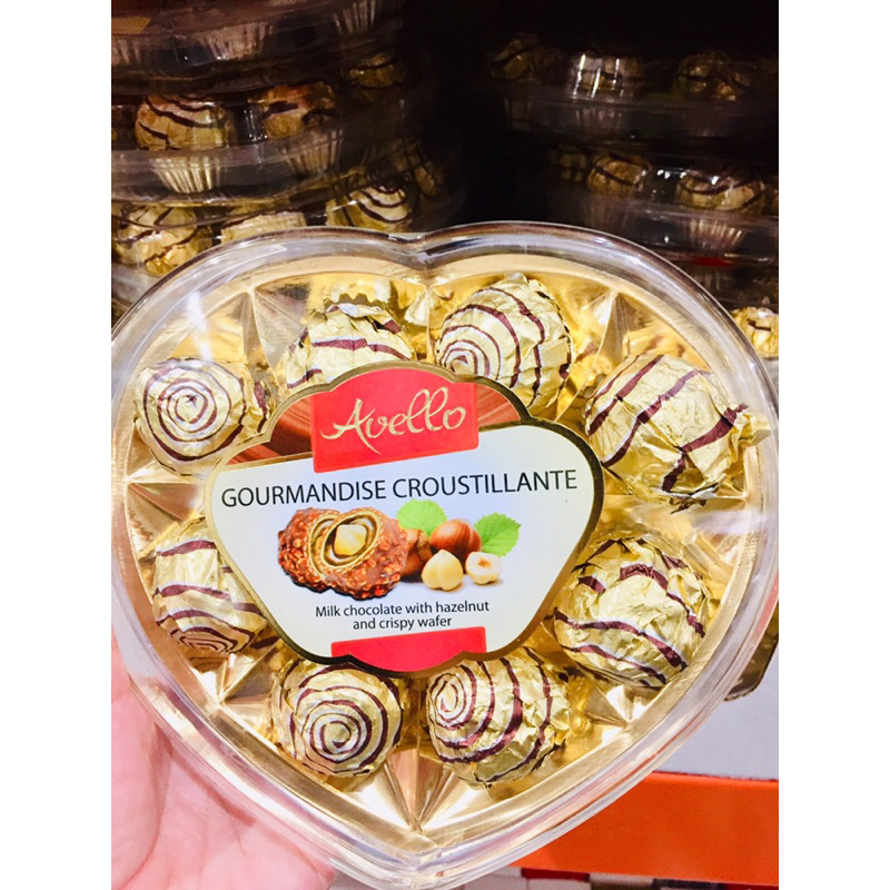 Avello Spanish Chocolates with Hazelnut and Crispy Wafer ( Expiration