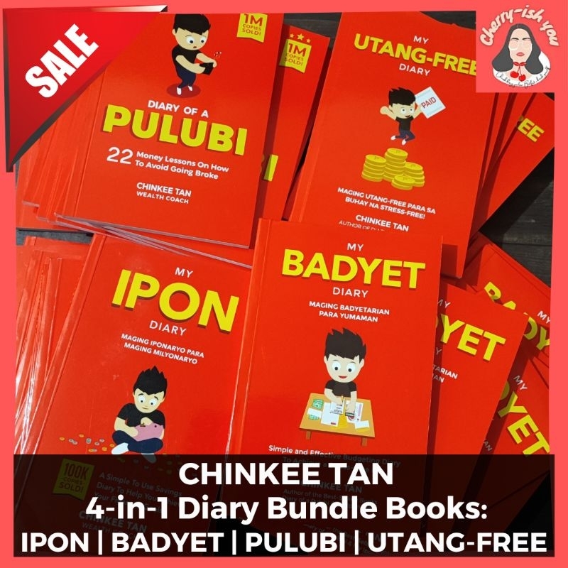 CHINKEE TAN 4-in-1 Diary Bundle Books: PULUBI/IPON/BADYET/UTANG-FREE ...