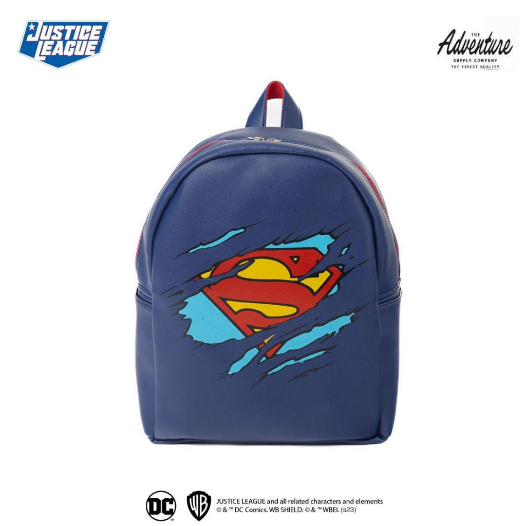 Adventure DC Comics Collection Superman Shin Leather Backpack | Shopee ...