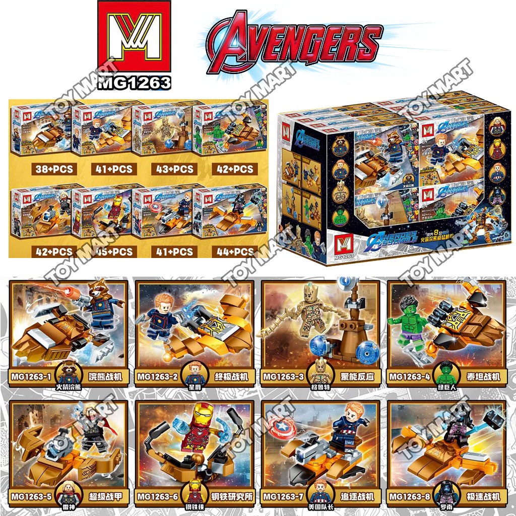 Superhero Car Building Set with Minifigure