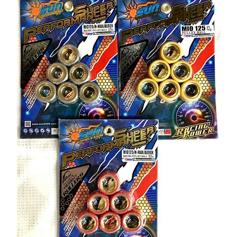 SUN RACING CVT PULLEY FLYBALL for YAMAHA MIO i 125/M3/NMAX/AEROX ...