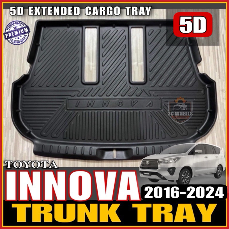 TOYOTA INNOVA 2016-2024 5D TRUNK TRAY WITH EXTENSION (innova ...