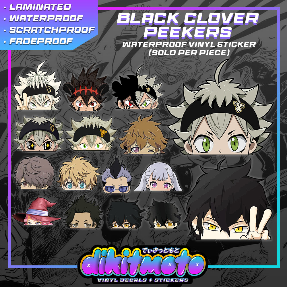 Black Clover Kuscheltier – 27 Cm, Super Weich, Charaktere Asta, Yuno, Yami, Noelle (Yuno)