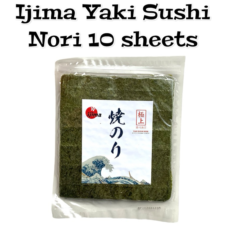 Ijima Yaki Sushi Nori Roasted Seaweed 10 Sheets | Shopee Malaysia