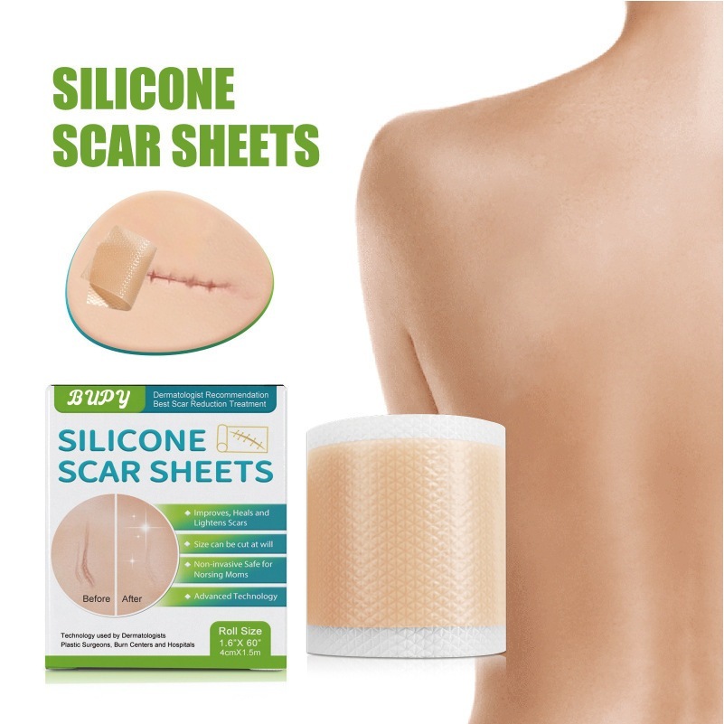 1 Roll Surgery Scar Sheets Removal Silicone Gel Sheet Patch Tape ...