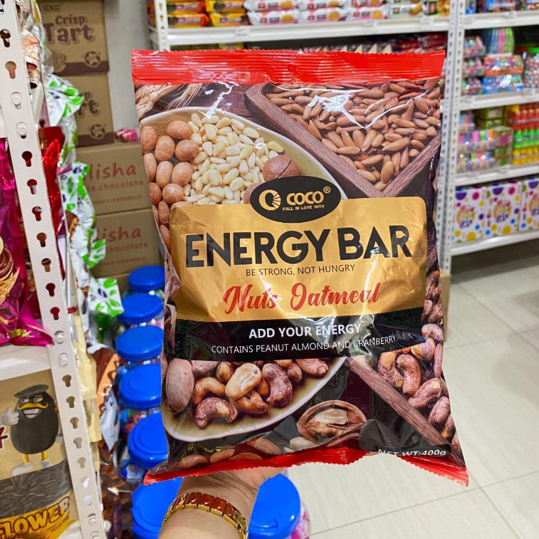 COCO ENERGY BAR NUTS OATMEAL (400g/40pcs) SNACKS | Shopee Malaysia