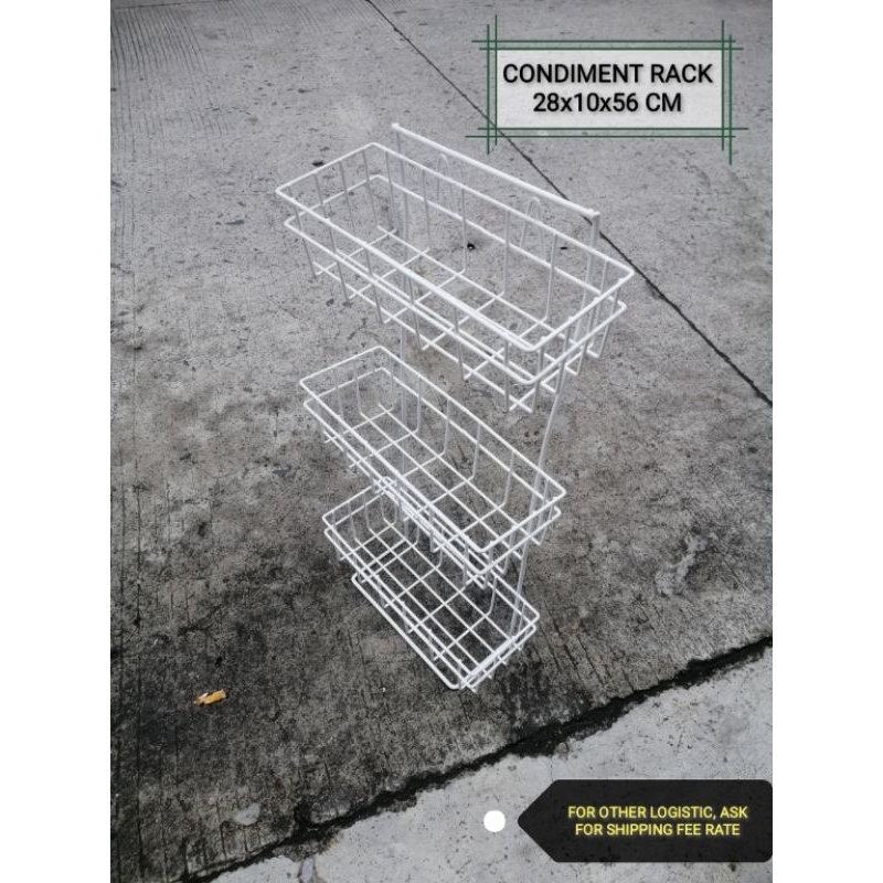 condiment rack steel multi purpose wall rack (for other logistic, sf ...