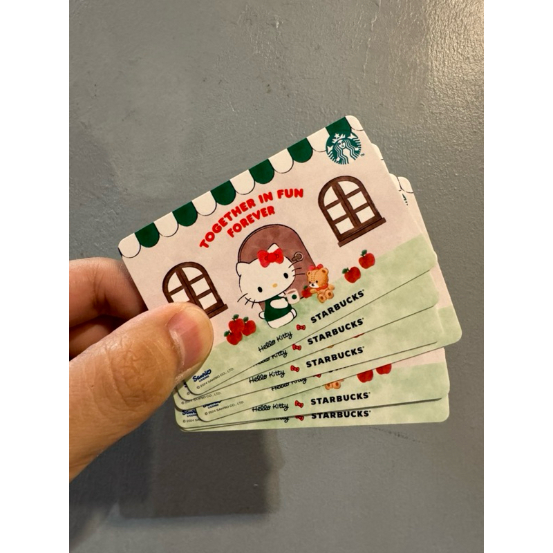 Starbucks x hello kitty starbucks hello kitty collection card