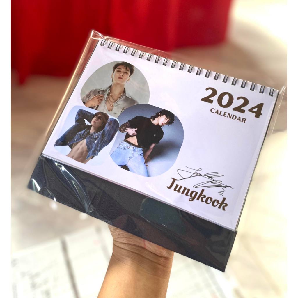 Jungkook Desk Calendar 2025 Shopee Malaysia