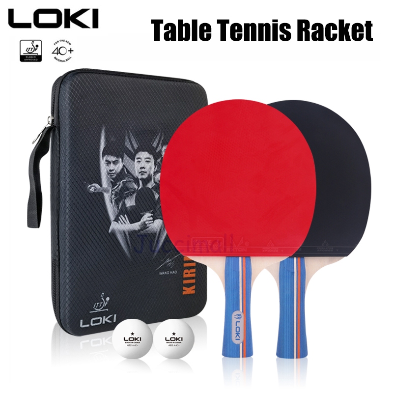 LOKI Table Tennis Racket Carbon Blade High Sticky Ping Pong Racket Bat ...