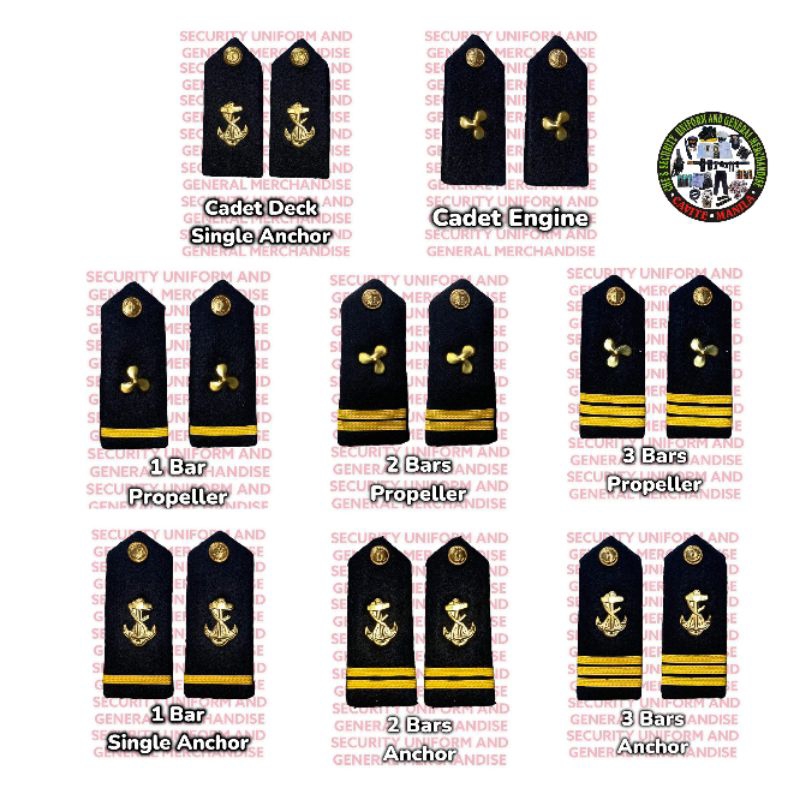 Shoulder board for Maritime students (Pair)/Seaman Shoulder board ...