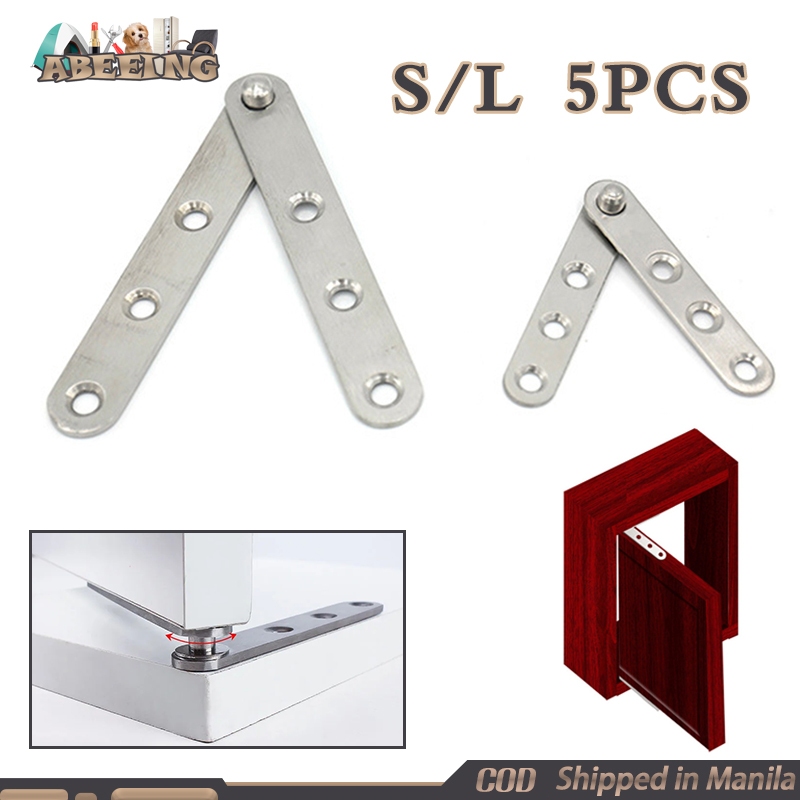 5Pcs 360 Degree Rotating Concealed Hinges Stainless Steel Door