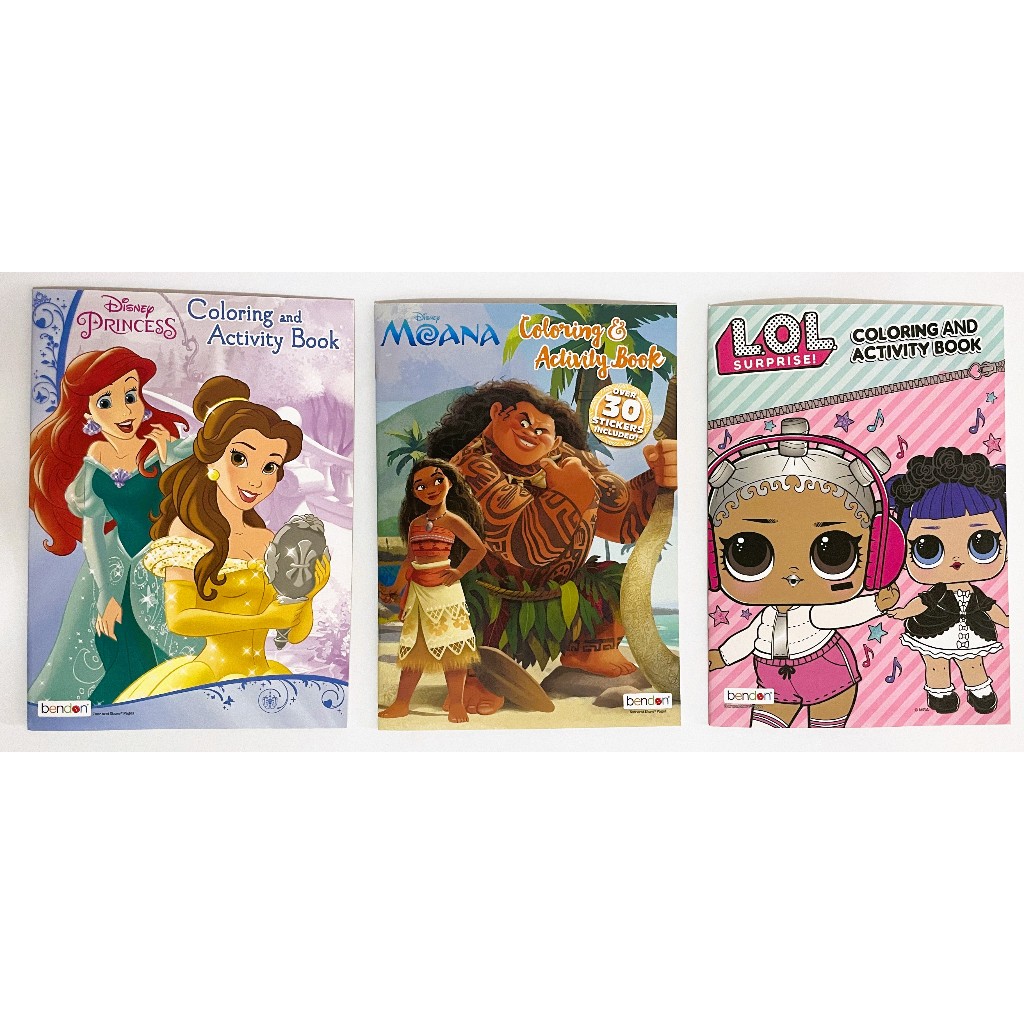 Cars/Disney Junior/Disney Princess/LOL/Marvel/Sesame Street Coloring ...