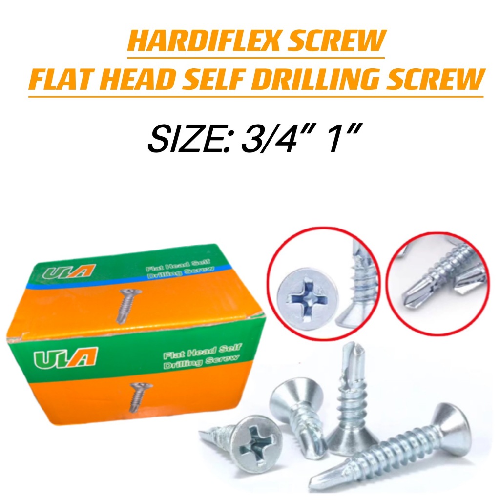 ULA Flat Head Self Drilling Screw 3/4