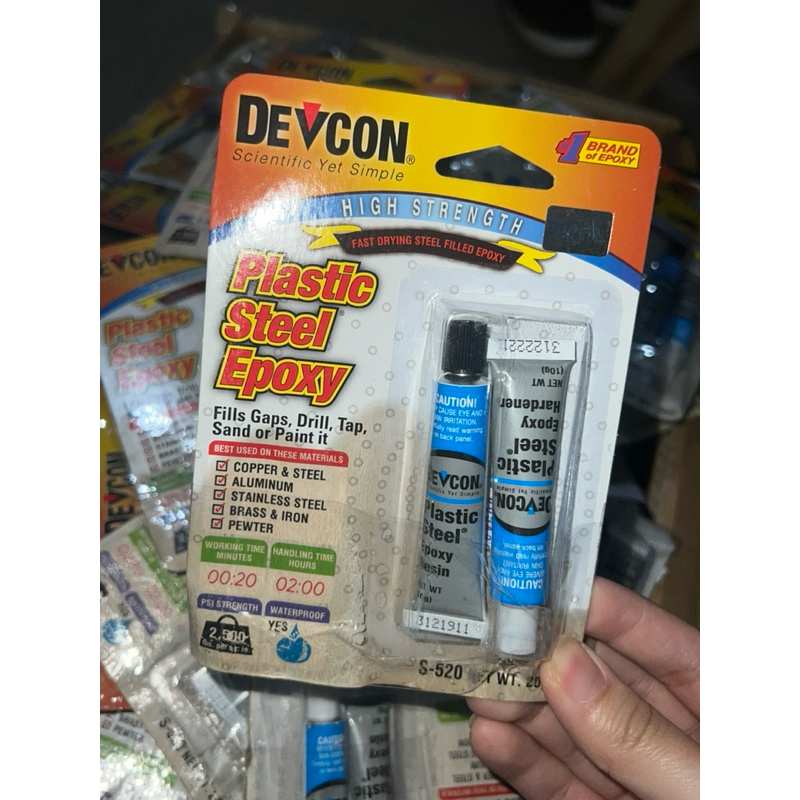 Devcon Plastic Steel Epoxy (Minor Damage Packaging) | Shopee Malaysia