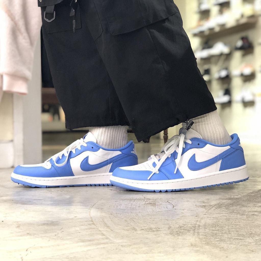 Nike Air Jordan 1 Low Golf UNC North Carolina Blue Basketball Shoes