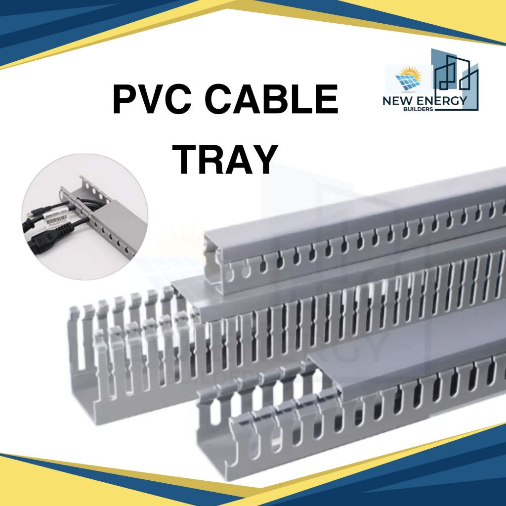 N.E.B || PVC Cable Tray Duct Slotted PVC industrial environmental ...