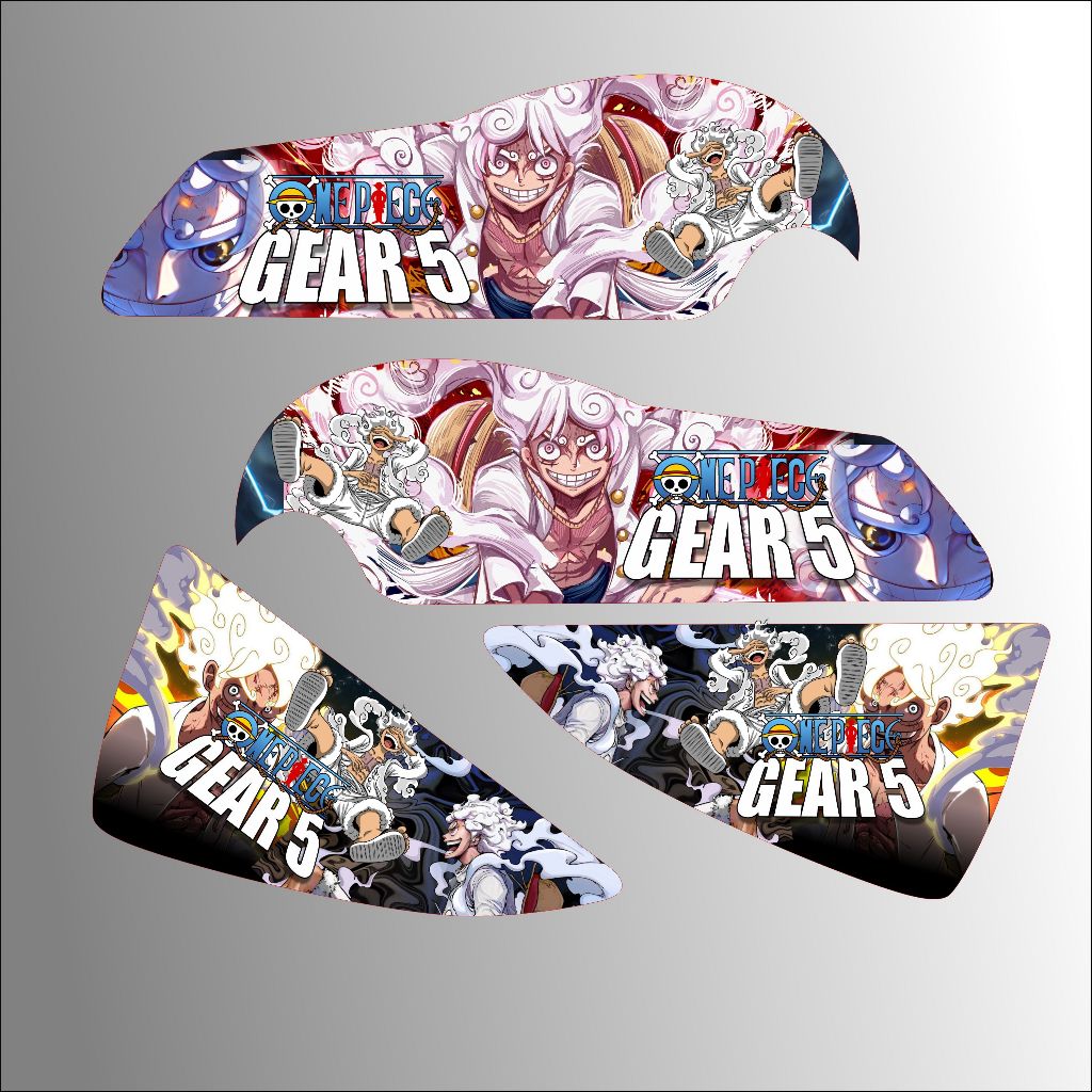 BARAKO 2 STICKER DECALS LUFFY 5TH GEAR CONCEPT | Shopee Malaysia