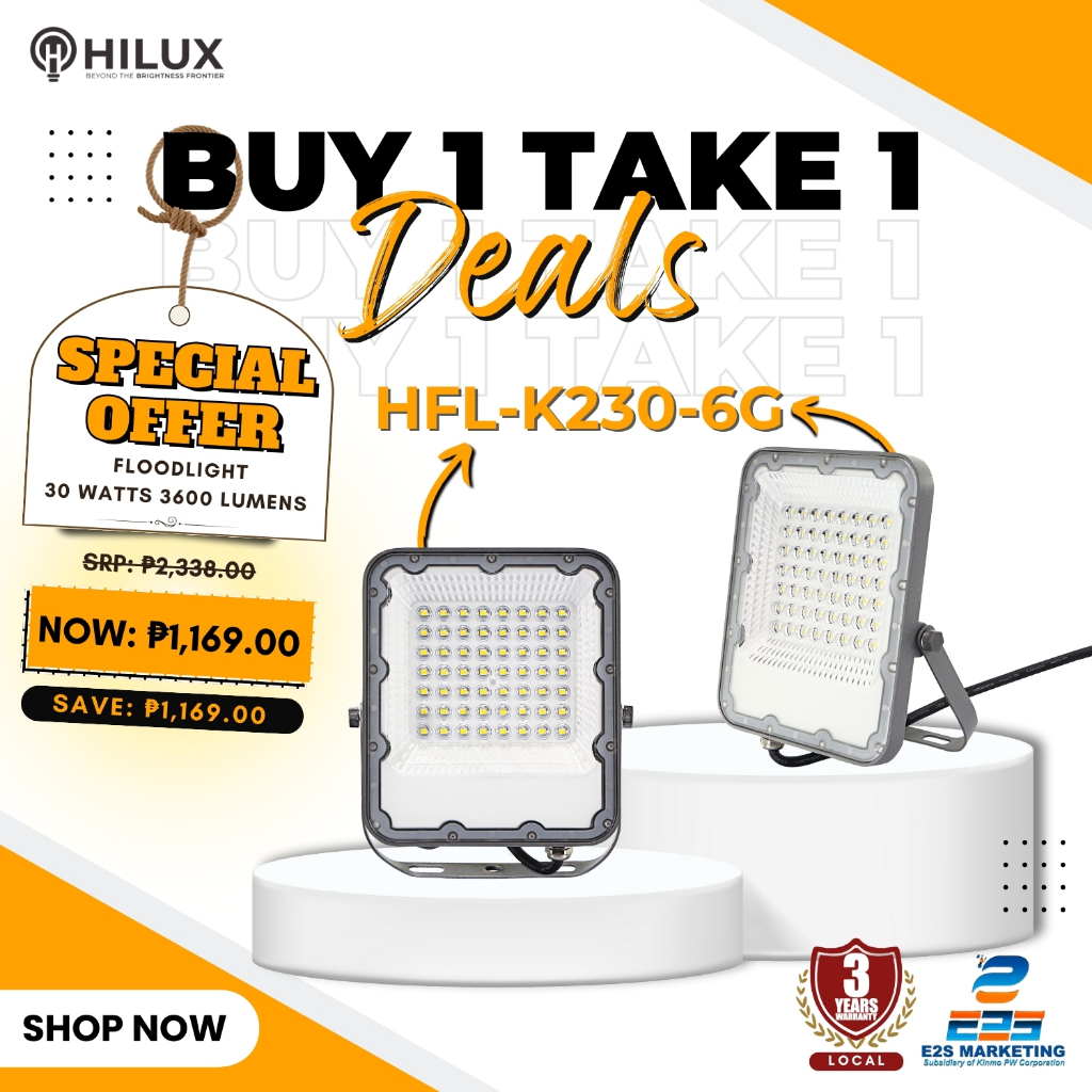 HiLux Outdoor LED DOB Flood Light 30Watts 3600 Lumens IP65 Daylight HFL ...