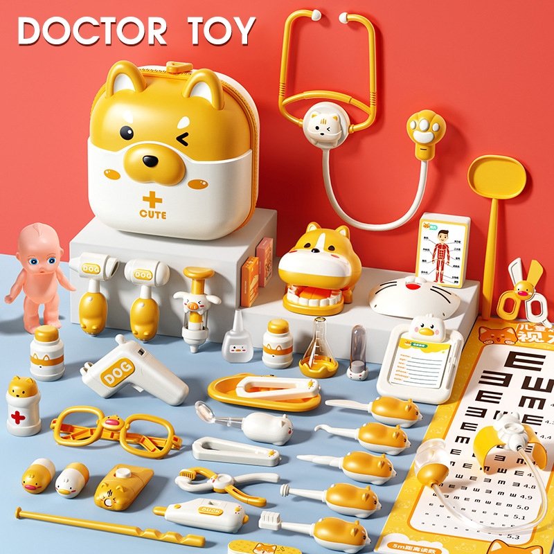 ichi Children'S Medical Equipment Toy Box Medical Box Doctor Play House ...