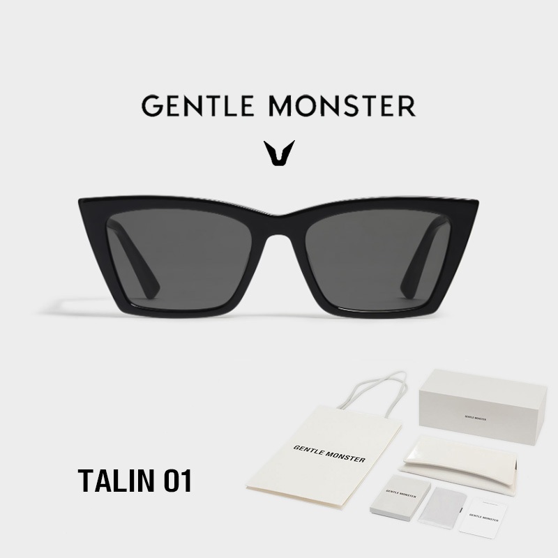 GENTLE MONSTER TALIN 01 KOREAN SUNGLASSES UNISEX COMPLETE BOX, PAPER ...