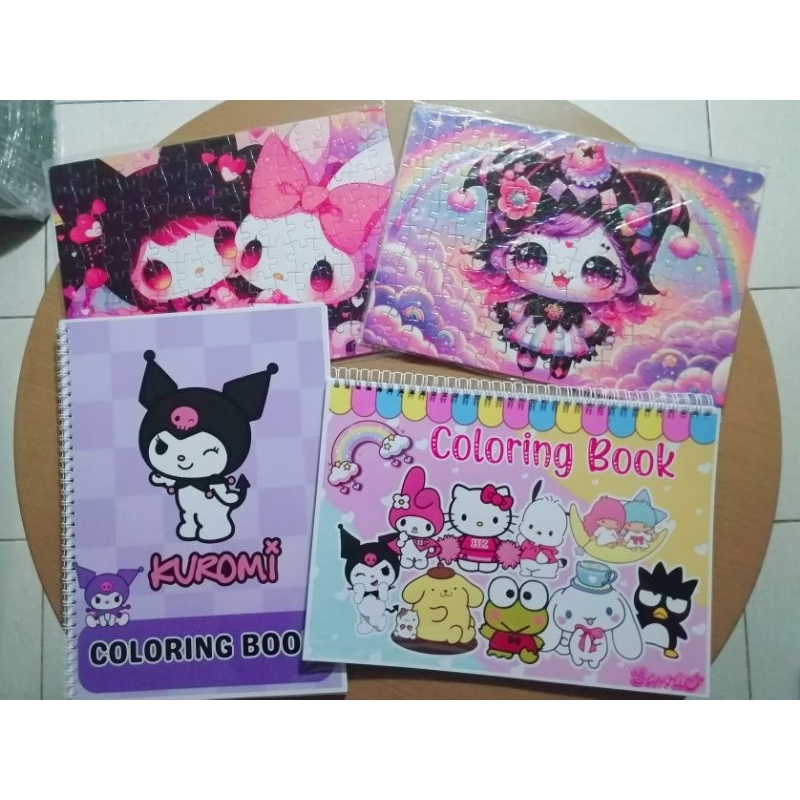 Sanrio KUROMI Coloring Book (A4 Size), Kuromi Puzzle | Shopee Malaysia