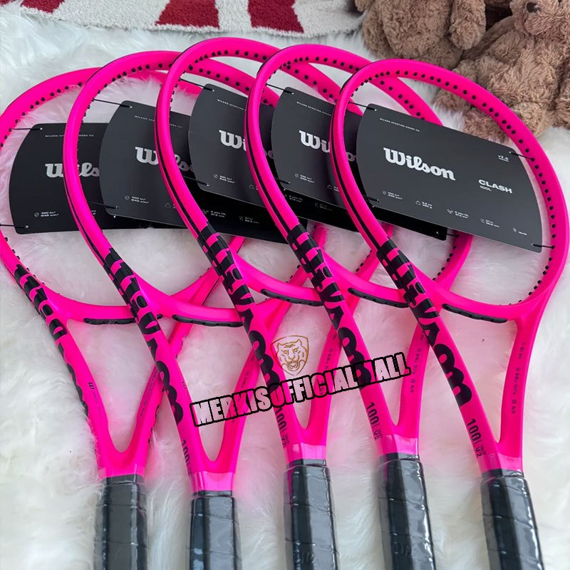 Wilson Tennis racket Paris Limited neon pink Clash100LV2