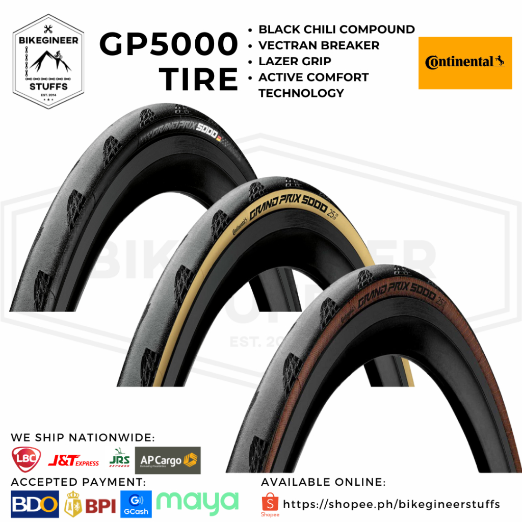 Continental GP5000 Tire/Price is per piece | Shopee Malaysia