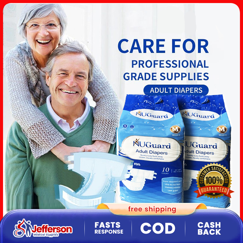 ADULT DIAPERS SIZES:: MEDIUM, LARGE, XL (NUGUARD BRAND) | Shopee Malaysia