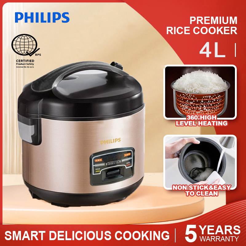 Rice Cooker Mechanical One-Button Accurate Temperature Control 4L ...
