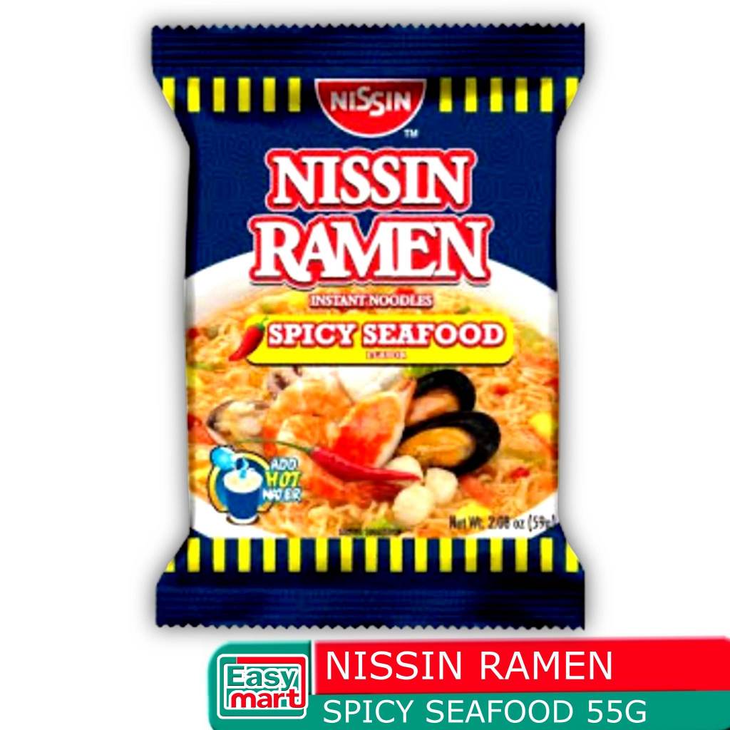 Easy.Mart Nissin Instant Ramen Spicy Seafood Noodles 55g | Shopee Malaysia