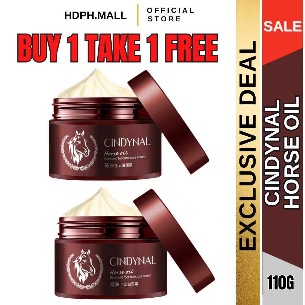 CINDYNAL Horse Oil Hand and Foot Salve Cream 110g | Shopee Malaysia