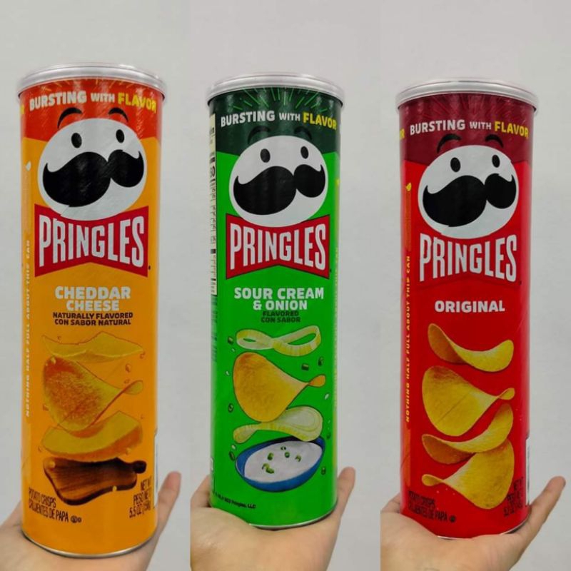 Pringles 158grams | | Cheddar Cheese | Sour Cream & Onion | Shopee Malaysia