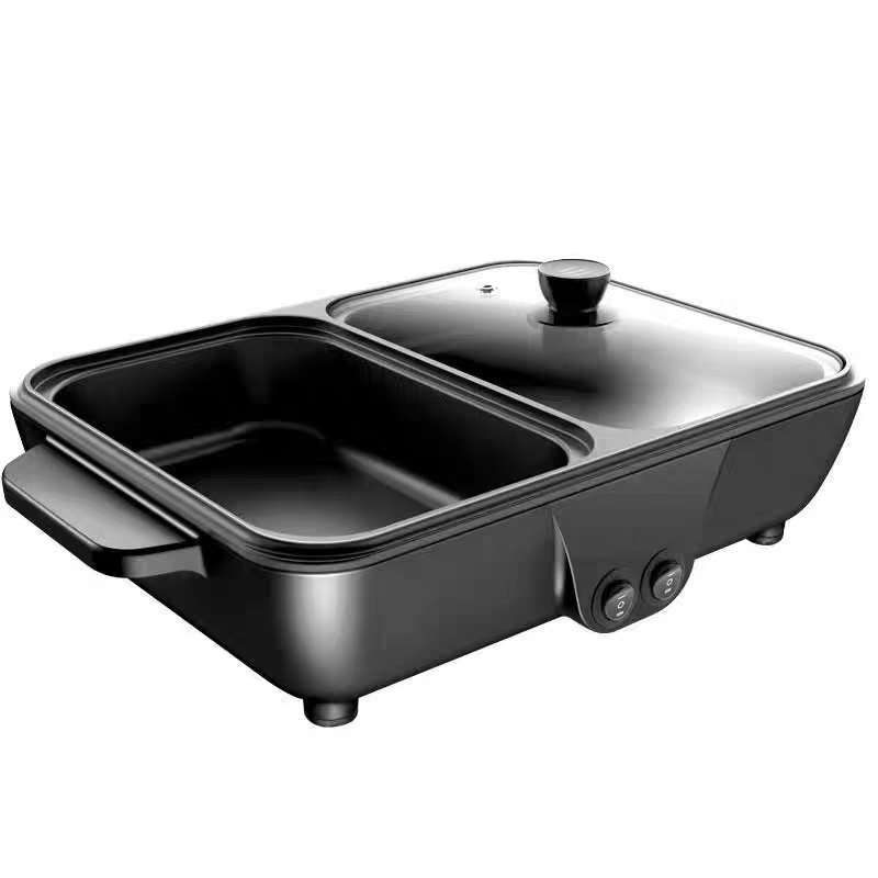 Hot Student Pot Electric Grill Multi-Function Roasting and Boiling One ...