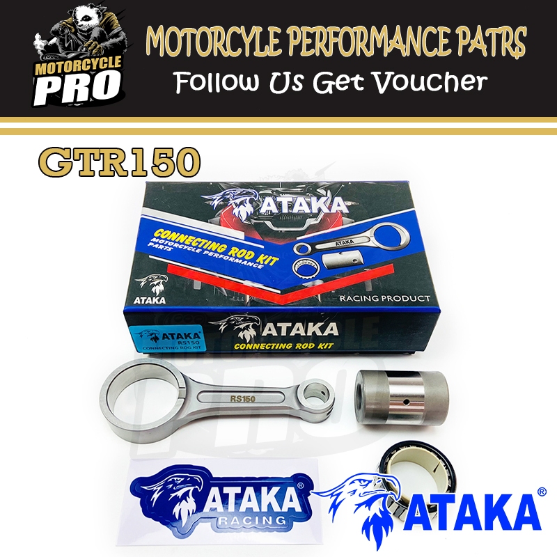 ATAKA MOTORCYCLE Forged Connecting Rod GTR150 /RS150/CBR 150R /PCX 160 ...