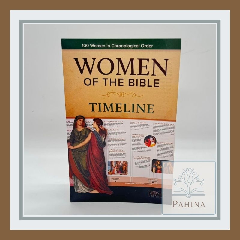 Women of the Bible Timeline (100 Women in Chronological Order) | Shopee ...