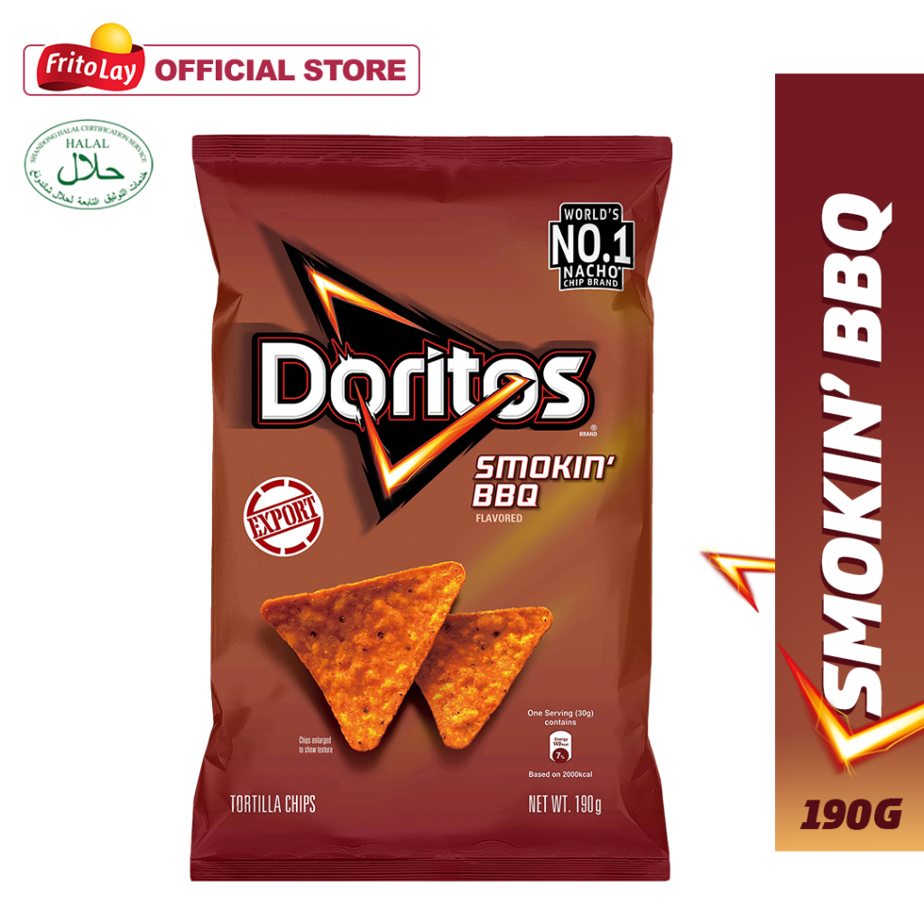 Doritos Barbeque (BBQ) Tortilla Chips Snack 190g | Shopee Malaysia