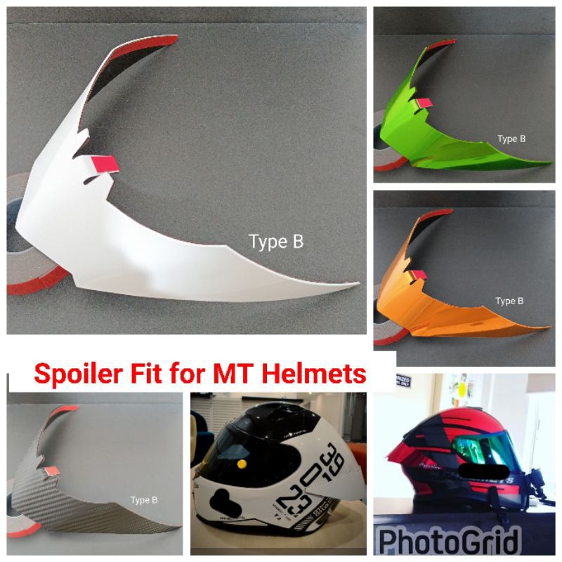 Spoiler Fit for MT Helmet (Universal) | Shopee Malaysia