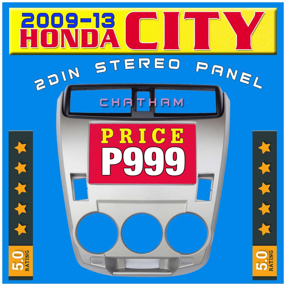 Honda City 2009 2010 2011 2012 2013 ( 2Din Stereo Conversion Panel ...