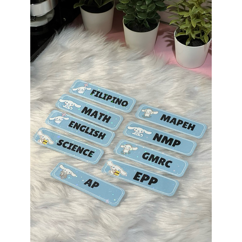 SCHOOL SUBJECT STICKER for Notebook School Student Label | Shopee Malaysia
