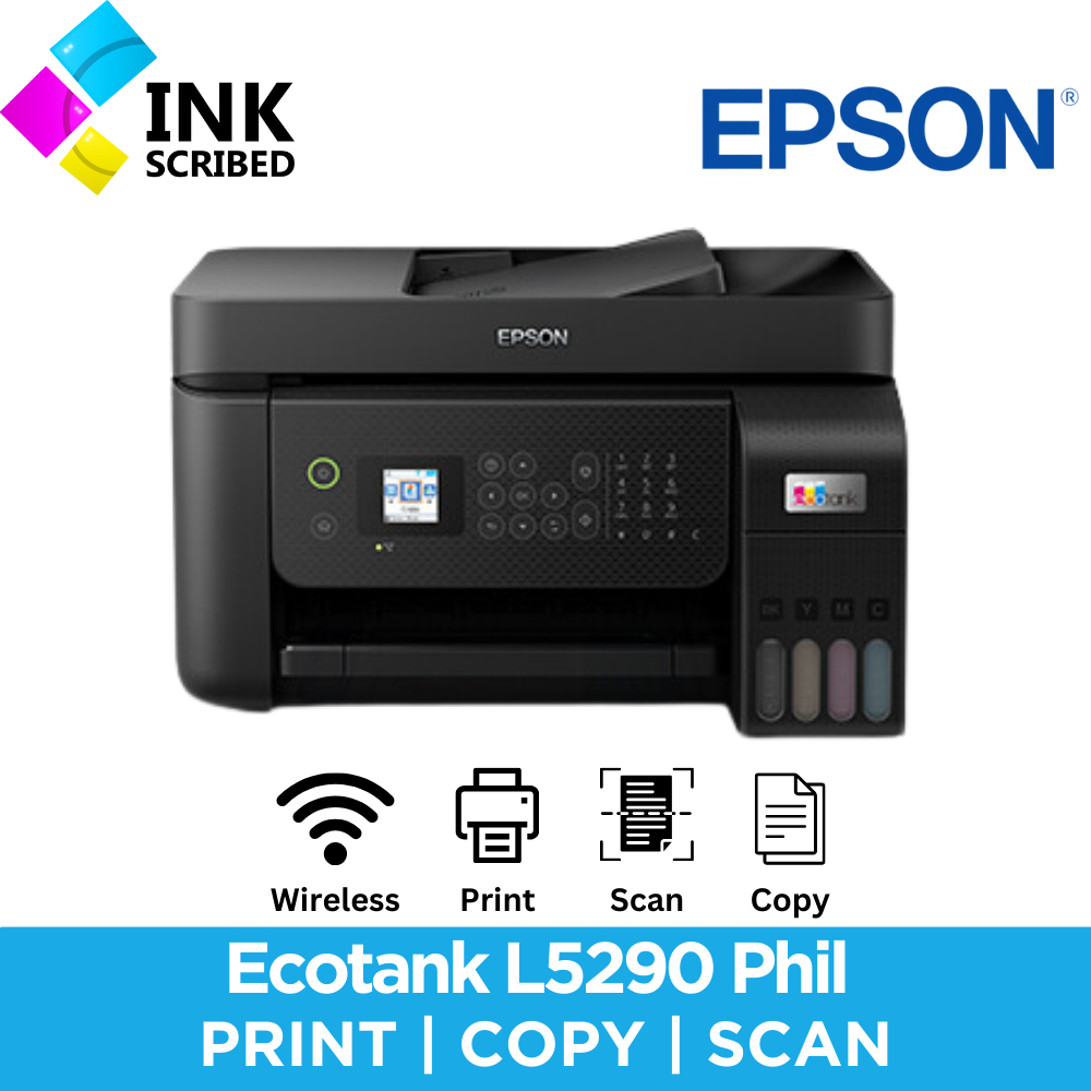 Epson EcoTank L5290 A4 Wi-Fi All-in-One Ink Tank Printer with ADF ...