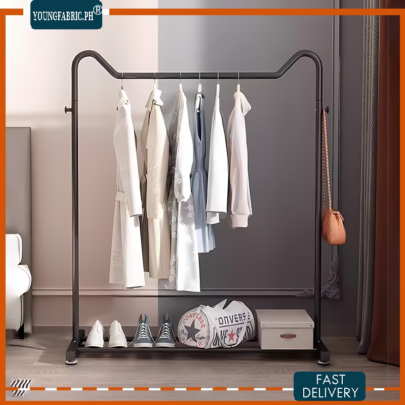 Multi Coat Clothes Hat Bag Rack Drying Rack Single person Coat Drying ...