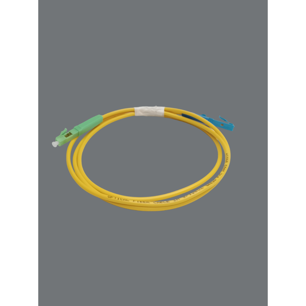 PC FIRST FIBER OPTIC QUICK CONNECTOR LC-APC to LC-UPC GREEN/BLUE SINGLE ...