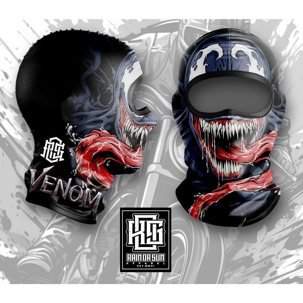 VENOM BO1 MOTOR RIDING BALACLAVA full sublimation motor riding gear ...