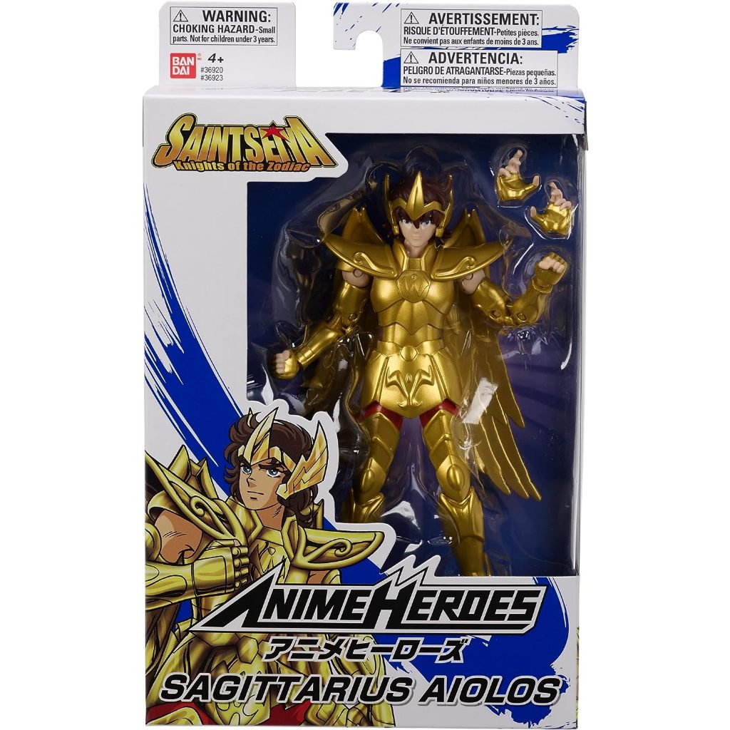 Bandai Anime Heroes – Aiolos Del Sagittario, Action Figure 17 Cm – Saint Seiya Cavalieri Dello Zodiaco