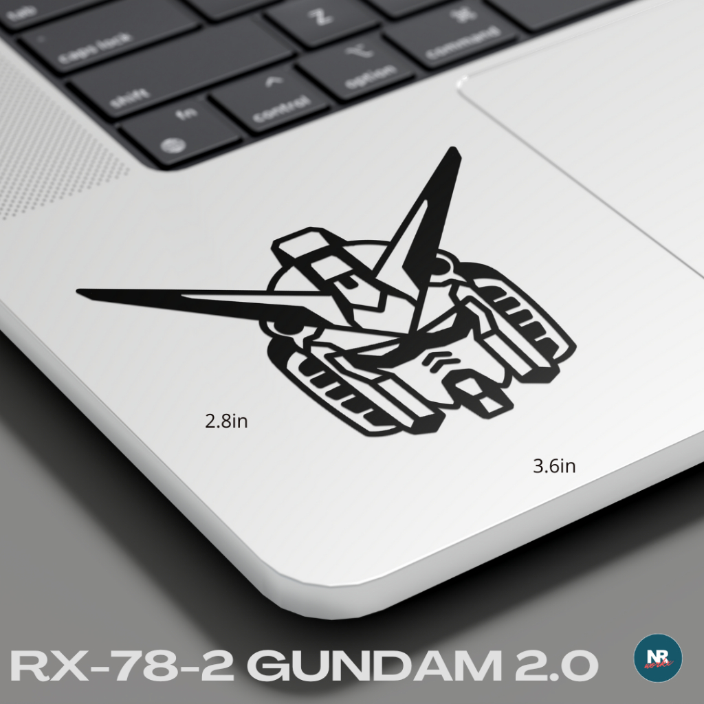 RX-78-2 Gundam Head Gunpla Vinyl Decal Mecha Waterproof Anime Sticker ...